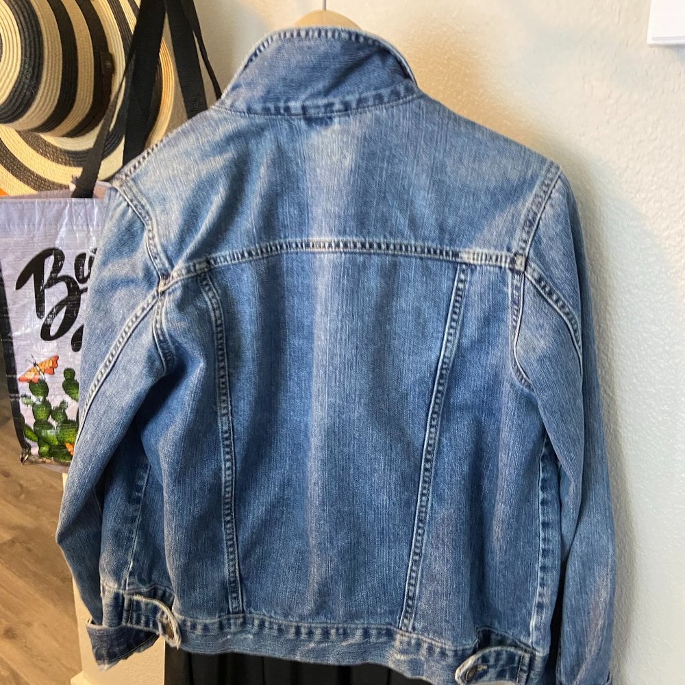 TOPSHOP MOTO jean ripped womens  8 us jacket